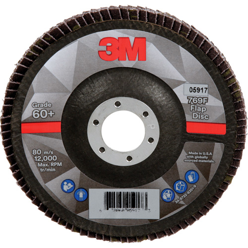 769F Quick Change Flap Disc, 5" x 7/8", Type 29, 60+ Grit, Ceramic Equipment World
