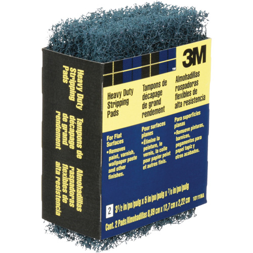 Heavy-Duty Stripping Pads, Aluminum Oxide, 3-1/2" x 5", Coarse Grit Equipment World