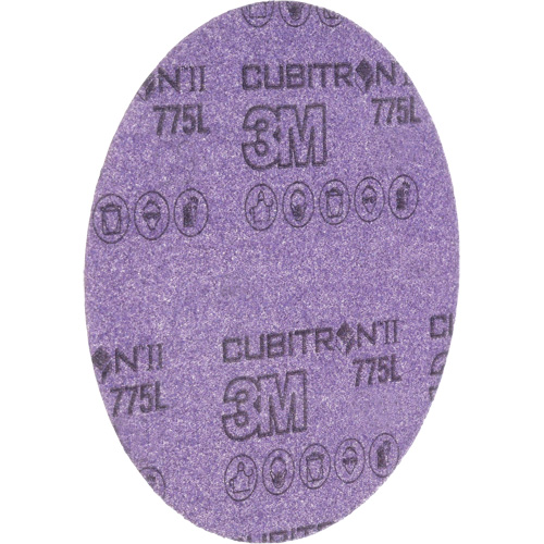 Cubitron II Hookit 775L Series Film Disc, 6" Dia., 240+ Grit, Ceramic, 3 mils Equipment World