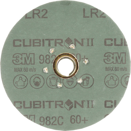 Cubitron II 982C Fibre Disc, Ceramic, 60+, 4-1/2" Dia Equipment World
