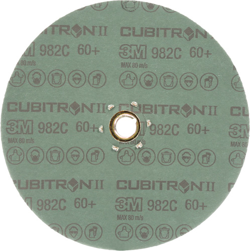 Cubitron II 982C Fibre Disc, Ceramic, 60+, 7" Dia Equipment World