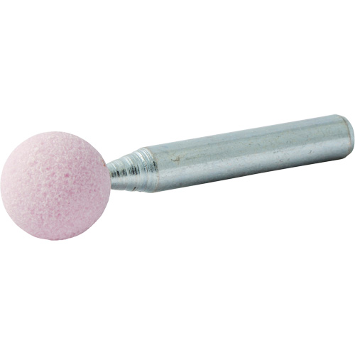 Meule mont&eacute;e vitrifi&eacute;e, B121, Oxyde d'aluminium, 1/2" dia., 1/2" lo, 80 Grain Equipment World