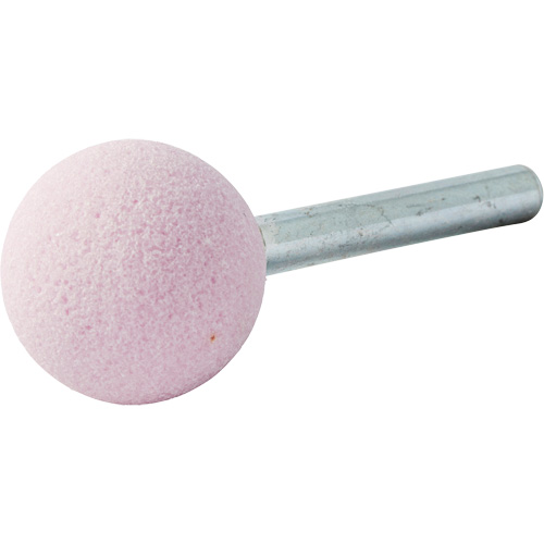 Meule mont&eacute;e vitrifi&eacute;e, A25, Oxyde d'aluminium, 1" dia., 1" lo, 80 Grain Equipment World