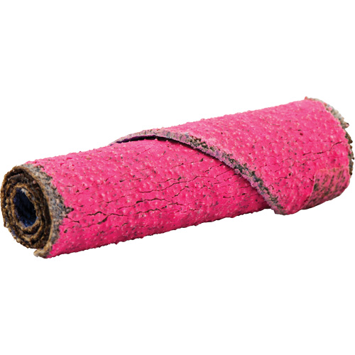 R982 Cartridge Roll, 80 Grit, 3/8" Dia., Ceramic Alumina, 1-1/2" L, 1/8" Arbor Equipment World