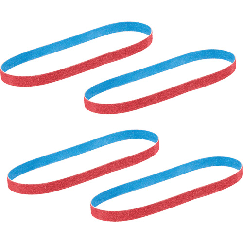 Bandfile Belts, 3/8" W x 13" L, Ceramic, 40 Grit Equipment World