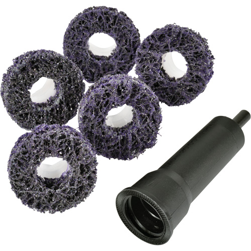 Scotch-Brite Roloc Pro Brake Hub Cleaning Disc Kit, Extra Coarse Grit, Silicon Carbide Equipment World