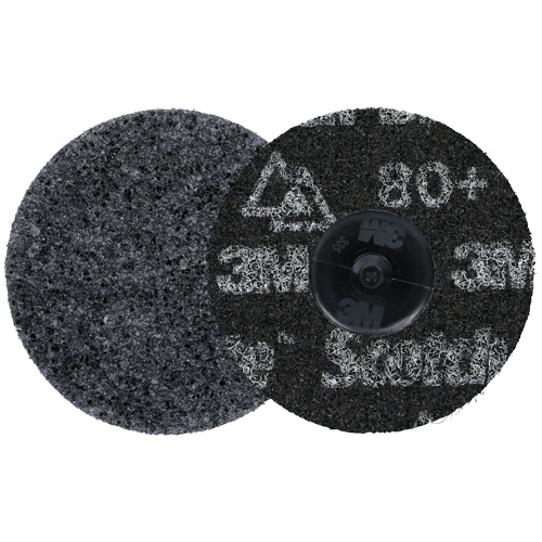 Scotch-Brite Roloc Precision Heavy Duty Surface Conditioning Disc, HD-DR, 3" Dia., 80+ Grit, Ceramic Equipment World