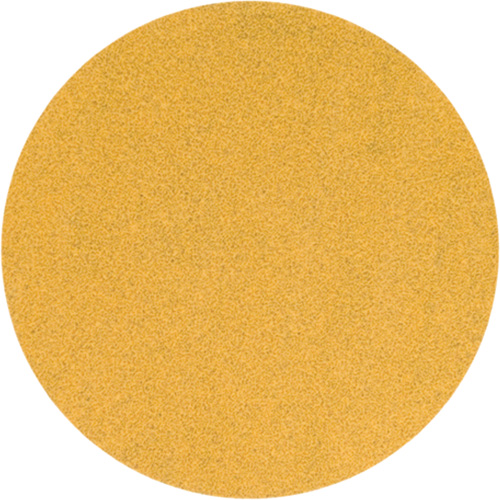 Yellow Hook & Loop Sanding Disc, 5" Dia., P220 Grit, Aluminum Oxide Equipment World