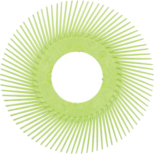 Scotch-Brite Type A Precision Radial Bristle Brush PN-RB without Adapter, Ceramic, 50+ Grit, 6" Dia. Equipment World