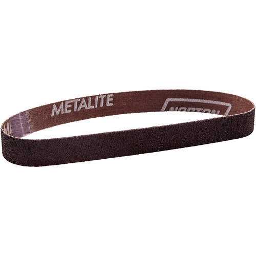 Metalite&reg; Cloth File Sanding Belt, 3/4" W x 20-1/2" L, Aluminum Oxide, 40 Grit Equipment World