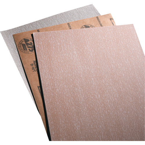 Sandpaper, Paper Sheets - No-Fil Adalox A275, 9" x 11", 80 Grit, Aluminum Oxide Equipment World