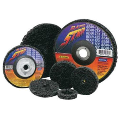Bear-Tex&reg; Rapid Strip Non-Woven Quick-Change Disc, 2" Dia., Extra Coarse Grit, Silicon Carbide Equipment World