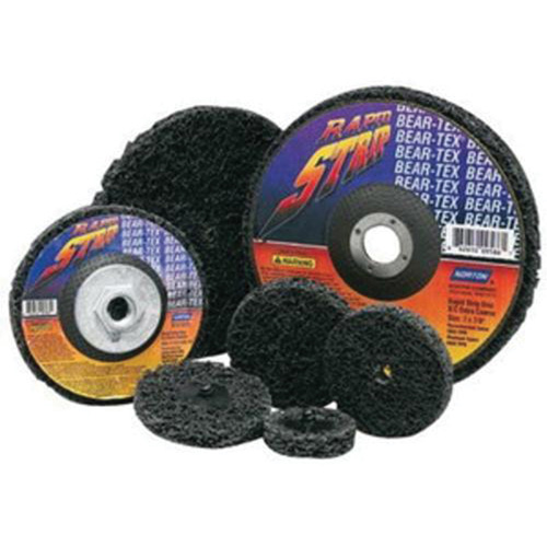 Bear-Tex&reg; Rapid Strip Non-Woven Depressed Center Disc, 4-1/2" Dia., Extra Coarse Grit, Silicon Carbide Equipment World