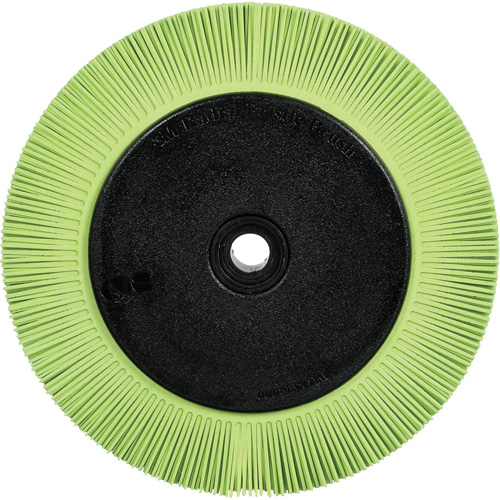 Scotch-Brite Type S Precision Radial Bristle Brush PN-RB with Flange, Ceramic, 50+ Grit, 8" Dia. Equipment World