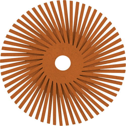 Scotch-Brite Type A Precision Radial Bristle Brush PN-RB, Ceramic, 80+ Grit, 3" Dia. Equipment World