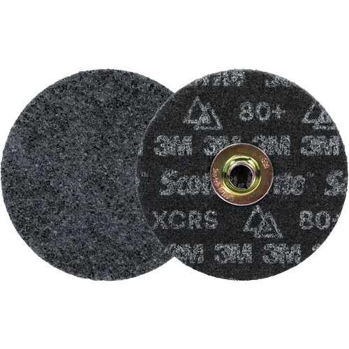 Scotch-Brite Precision Heavy-Duty Surface Conditioning Quick Change Disc, HD-DN, 5" Dia., 80+ Grit, Ceramic Equipment World
