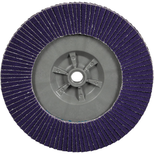 Cubitron 3 Flat Flap Disc with Quick Change 1169F, 6" x 5/8"-11, Type T27, 80+ Grit, Ceramic Equipment World