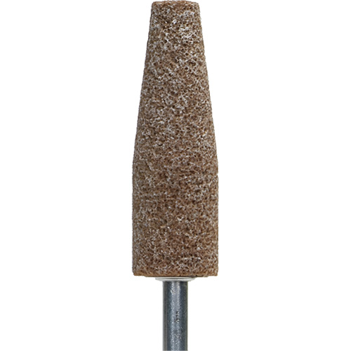 Pointe mont&eacute;e vitrifi&eacute;e Gemini, A38, Oxyde d'aluminium, 1-1/2" dia., 1-1/2" lo, 60 Grain Equipment World