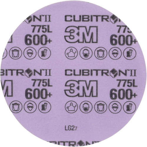 Disque en pellicule Cubitron II Hookit, dia 5", Grain 600+, C&eacute;ramique, 3 mil Equipment World