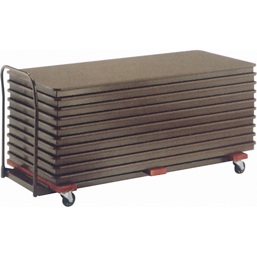 Flat Stacking Table Caddies, 97.5" W x 31.25" D x 36.25" H Equipment World