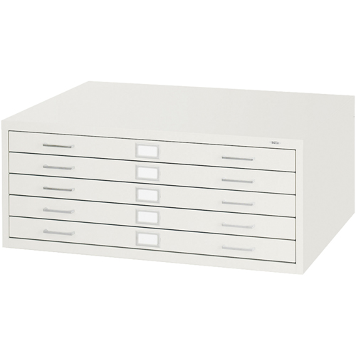 Steel Plan Files-5 Drawer, 5 Drawers, 40-3/8" W x 29-3/8" D x 16-1/2" H Equipment World