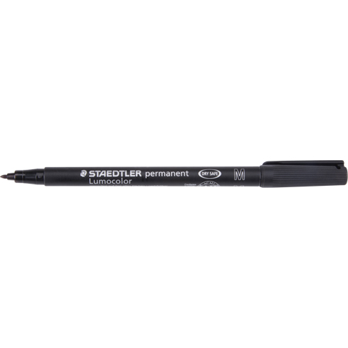 Lumocolor&reg; Permanent Marker, Medium, Black Equipment World