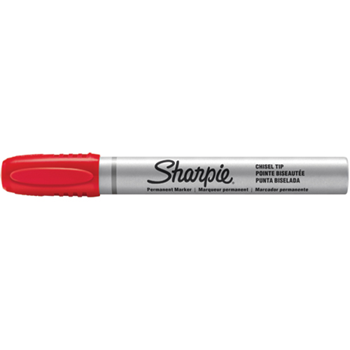 Permanent Markers - Berol Liquid Tip, Red, Chisel Tip Equipment World