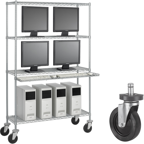 5" Rubber Caster Kit Equipment World