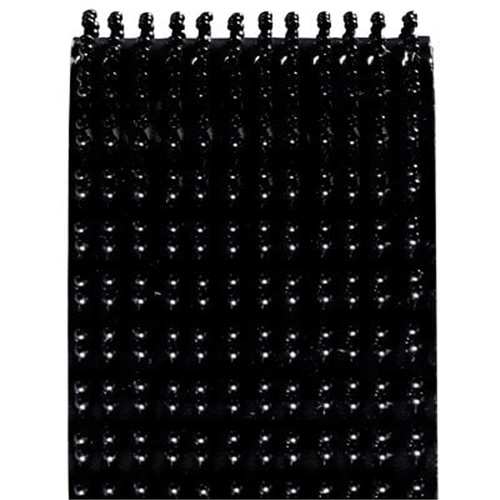 Attache r&eacute;utilisable Dual Lock, Auto-appariement, 50 vg x 1", Cousu, Noir Equipment World