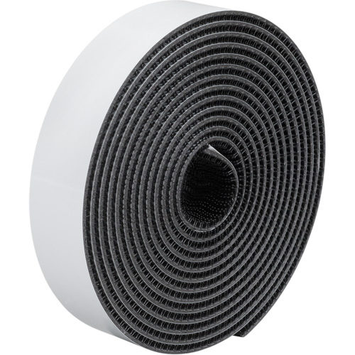 Dual Lock Reclosable Fastener, Self-Mating, 50 yds x 1/2", Adhesive, Black Equipment World