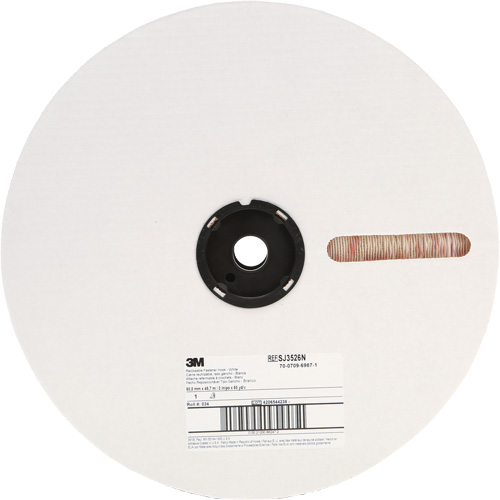 Fastener, Loop, 50 yds x 2", Adhesive, White Equipment World