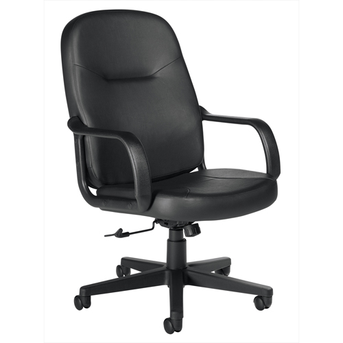 Office Chairs, Leather, Black Equipment World