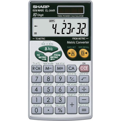 Metric Calculator Equipment World
