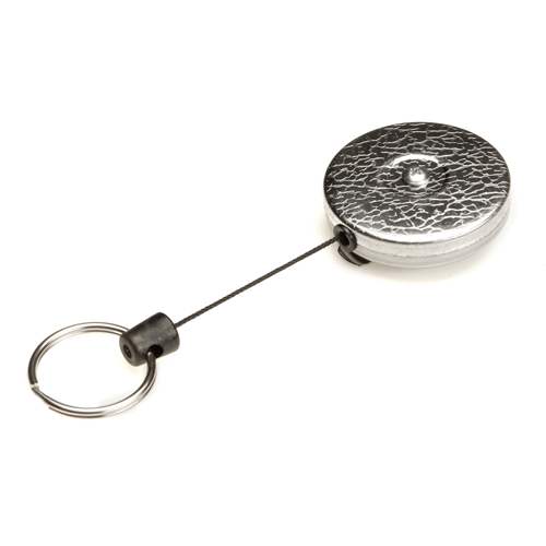Original Self Retracting Reels #485-HDK, Chrome, 48" Cable, Belt Clip Attachment Equipment World