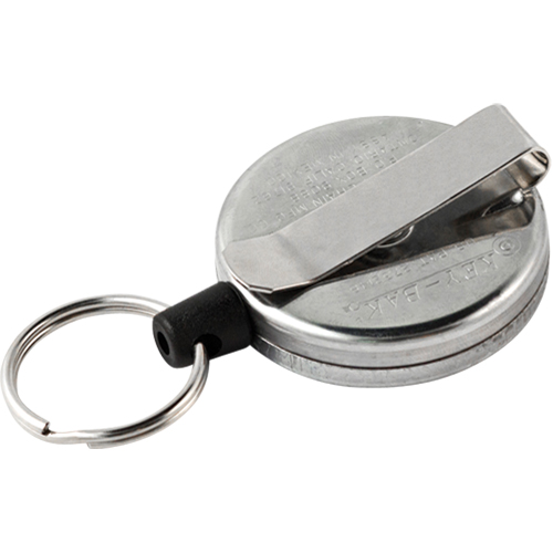 Original Self Retracting Reels #485-HDK, Chrome, 48" Cable, Belt Clip Attachment Equipment World