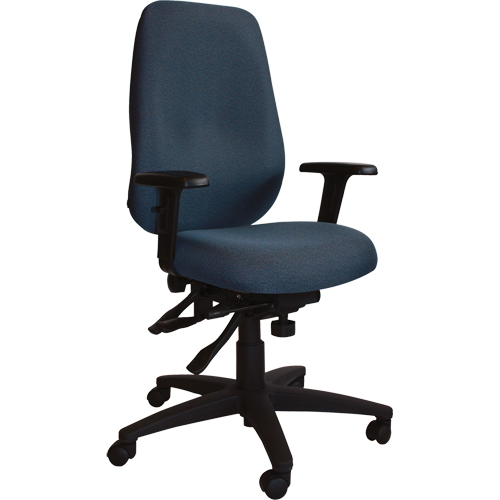 Cierra Petite Series Ergonomic Chairs, Fabric, Blue, 300 lbs. Capacity Equipment World