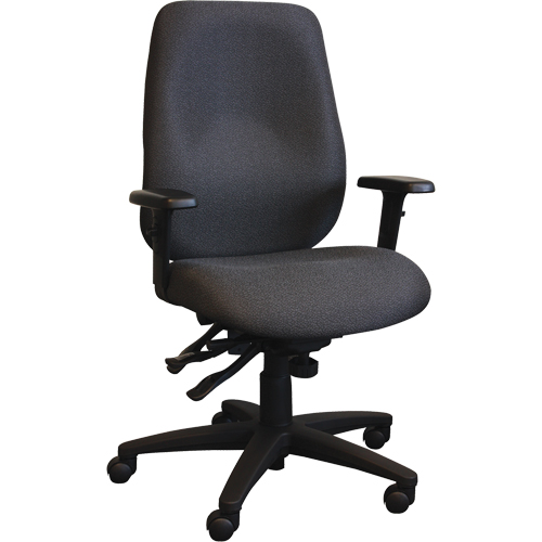 Cierra Ergonomic Chairs, Fabric, Black, 275 lbs. Capacity Equipment World