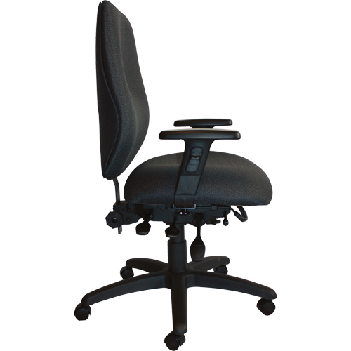 Cierra Heavy Duty Ergonomic Chairs, Fabric, Black, 400 lbs. Capacity Equipment World