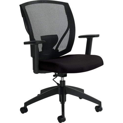 Task Chairs, Fabric, Black, 300 lbs. Capacity Equipment World
