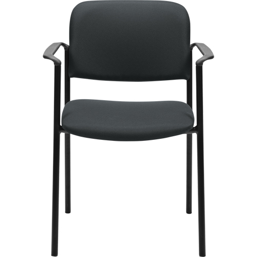 Stacking Chairs, Fabric, 32" High, 300 lbs. Capacity, Charcoal Equipment World