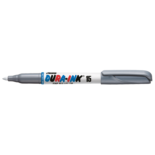 Dura-Ink&reg; #15 Permanent Marker, Fine, Silver Equipment World