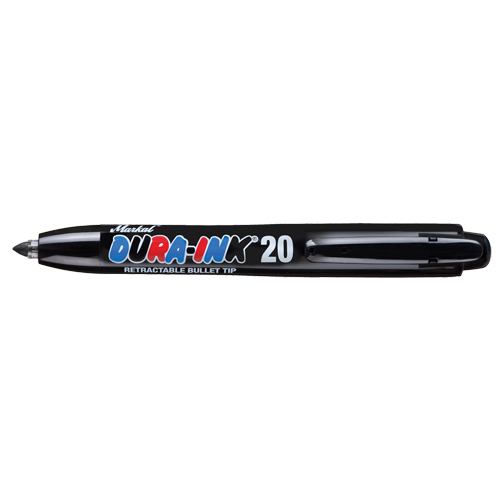 Dura-Ink&reg; #20 Permanent Marker, Fine, Black Equipment World