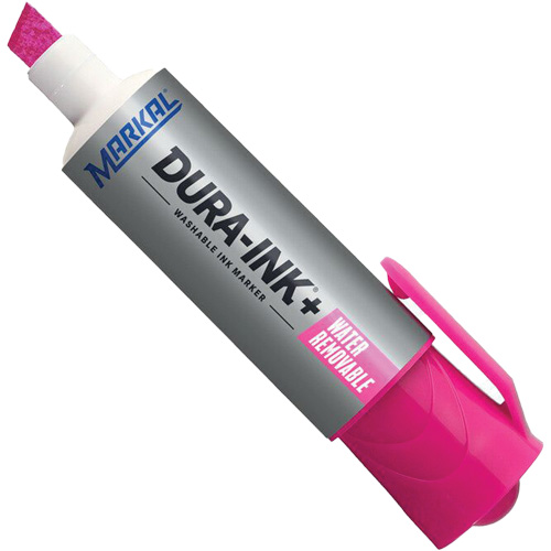 Dura-Ink&reg; WashAway Ink Marker, Pink, Chisel Tip Equipment World