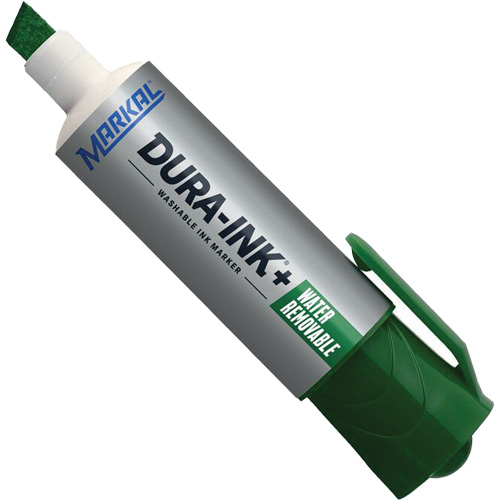 Dura-Ink&reg; WashAway Ink Marker, Green, Chisel Tip Equipment World
