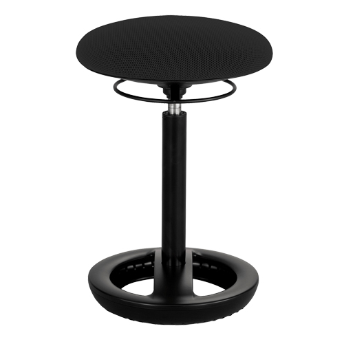 Twixt Ergonomic Chair, Stationary, Adjustable, 17" - 22", Polyester Mesh Seat, Black Equipment World