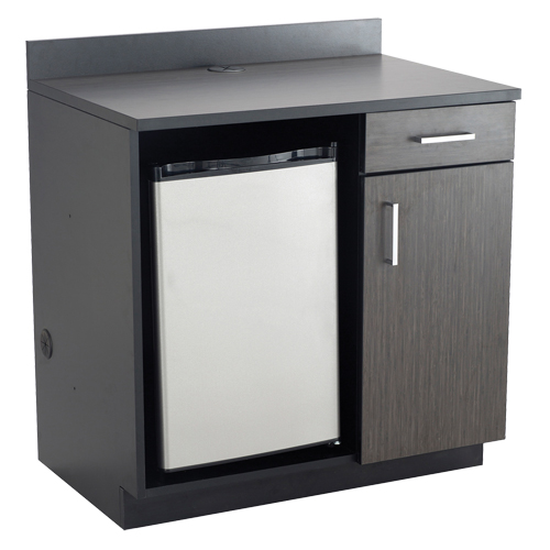 Armoire modulaire, M&eacute;lamine, 39" h x 36" la x 25" P, Nuit d'Asie/noir Equipment World