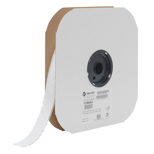 Fastener Tape, Loop, 25 yds x 1", Sew-On, White Equipment World