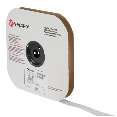 Fastener Tape, Hook, 25 yds x 1", Sew-On, White Equipment World