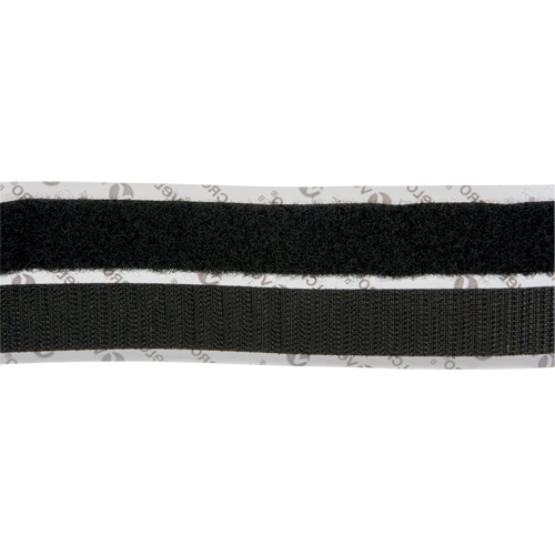 Fastener, Hook & Loop, 15' x 3/4", Adhesive, Black Equipment World