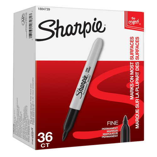 Permanent Marker, Fine, Black Equipment World